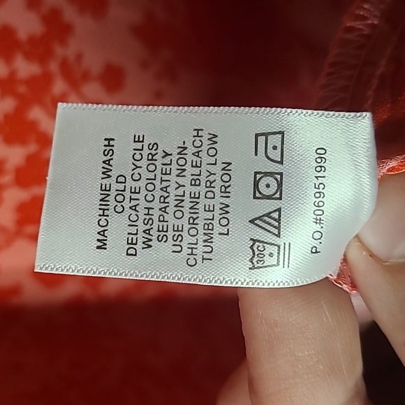 Roaman's Floral Tunic with Embroidered Neckline - 22W - Picture 8 of 9